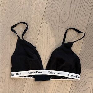 Calvin Klein Black Triangle Bralette